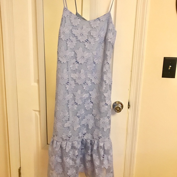 banana republic lace midi dress